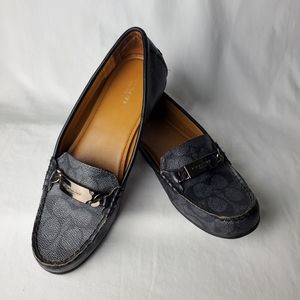 Coach Olive Loafer Black Size 8